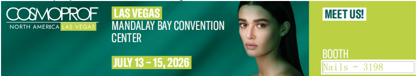 ​Cosmoprof Las Vegas 2026 (13.–15. heinäkuuta): Joyrich / Best Brush esittelee räätälöityjä ammattimaisia ​​kynsiharjoja B2B-tukkumyyjille ja yksityisille merkkikumppaneille